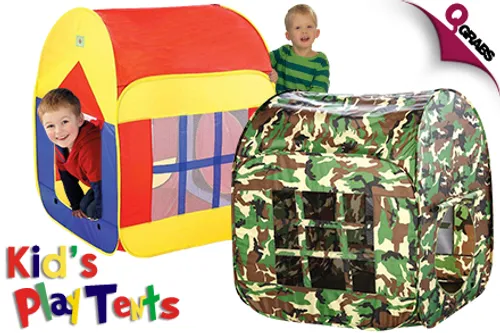 From QR75 Inspire Imagination with Foldable Kid's Play Tents - Choose from 2 Creative Designs! (Up to QR139 Value)